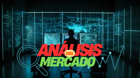 Inversor analizando gráficos de largo plazo